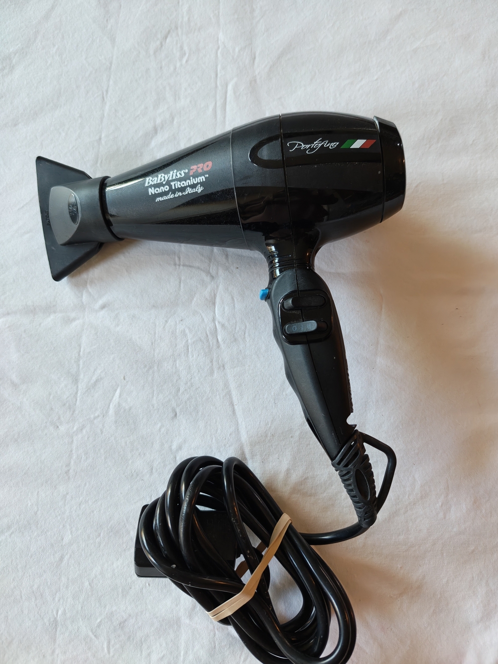 BaByliss Nano Titanium Black Travel Hair Dryer